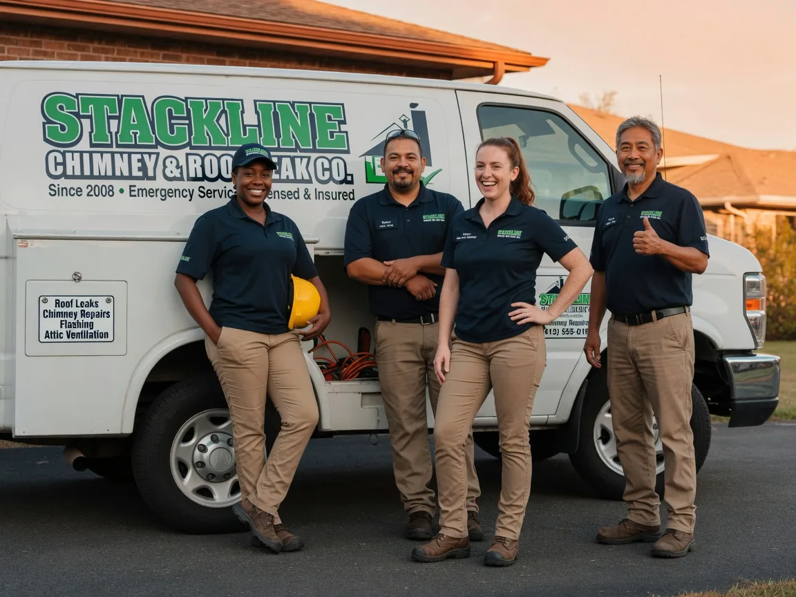 Chimney flashing repair company in Manchester, ME